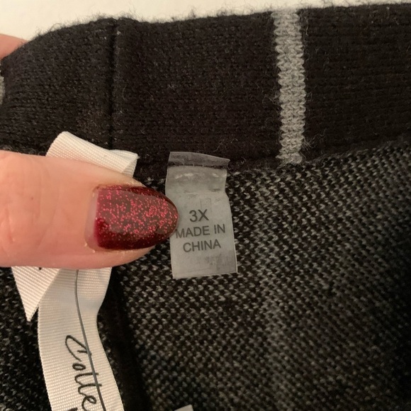 NY COLLECTION black and white NWT sweater skirt - Picture 4 of 10